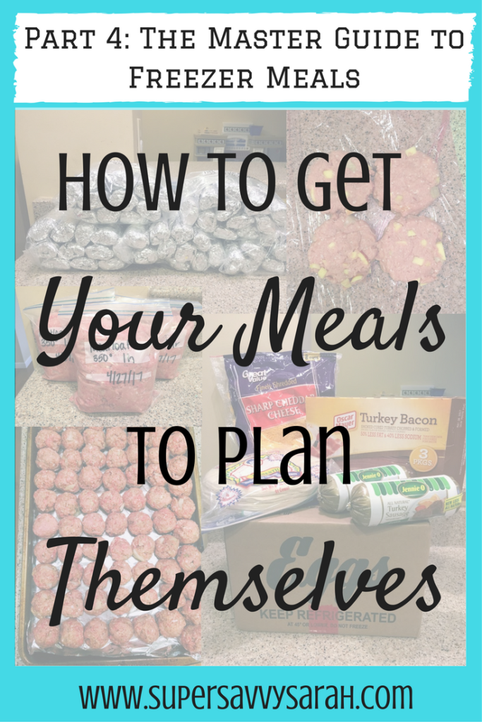 How to get your meals to plan themselves, Make Ahead Freezer Meals, Freezer Meals, Healthy Freezer Meal, Freezer Meal Recipes, Freezer Meals for New Moms, Easy Freezer Meals, Super Savvy Sarah
