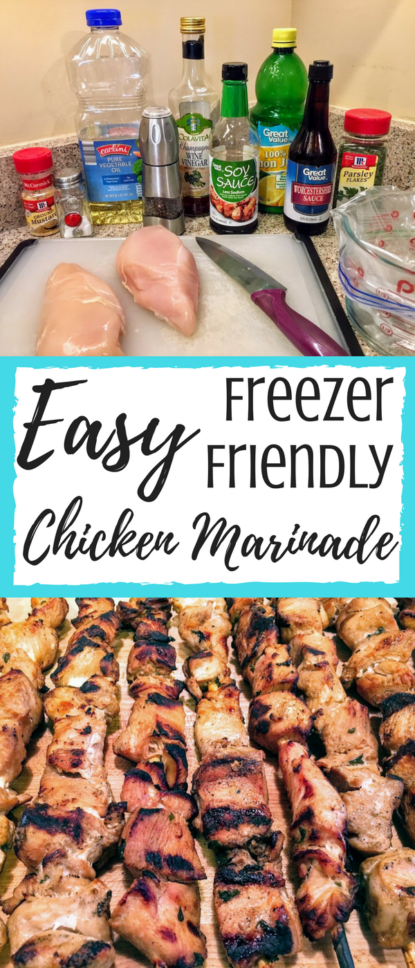 Easy Freezer Friendly Chicken Marinade, chicken marinade, easy chicken marinade, freezer chicken marinade, chicken marinade for the grill, chicken recipe, grilled chicken recipe, bbq chicken recipe, best chicken marinade, easy chicken recipe, grilled chicken, Super Savvy Sarah